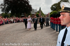 28-07-2010, H.M. Dronning Margrethe  besøger Ribe.