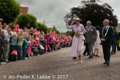 28-07-2010, H.M. Dronning Margrethe  besøger Ribe.