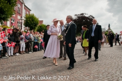 28-07-2010, H.M. Dronning Margrethe  besøger Ribe.