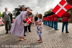 28-07-2010, H.M. Dronning Margrethe  besøger Ribe.