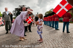 28-07-2010, H.M. Dronning Margrethe  besøger Ribe.