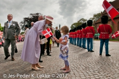 28-07-2010, H.M. Dronning Margrethe  besøger Ribe.