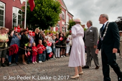 28-07-2010, H.M. Dronning Margrethe  besøger Ribe.